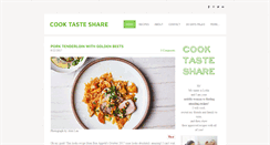 Desktop Screenshot of cooktasteshare.com