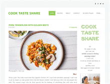 Tablet Screenshot of cooktasteshare.com